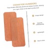 FOMIYES 2pcs Cedar Sheets for Humidor Spanish Strips for Cigar