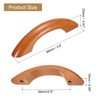 sourcing map 6Pcs Wood Drawer Pulls Handles, 64mm/2.5" Hole Spacing