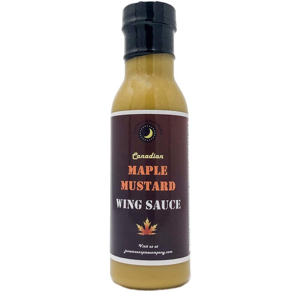 Premium | Canadian MAPLE MUSTARD Sauce | Fat Free |