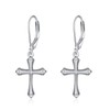 ONEFINITY Cross Earrings for Women Sterling Silver Cross Earring Cross