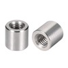 sourcing map M6 Round Connector Nuts, 304 Stainless Steel Coupling