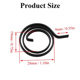 6 Pcs Door Handle Springs, Door Handle Spring Repair Kit, Universal Hardware Door Handle Spring Replacement Repair Kit