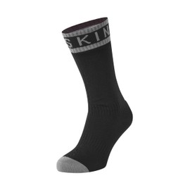 SEALSKINZ | Scoulton | Unisex Waterproof Warm Weather Mid Length Bamboo Lined Sock | Seamless, Thin & Comfortable | Hydrostop to Block Water Penetration