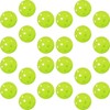 GP Baseball Batting Practice Balls, Perforated, Polyethylene, Fluorescent Green, 2.8