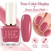 Dusty Rose Nail Polish, No UV Lamp, Air Dry, Long-Lasting
