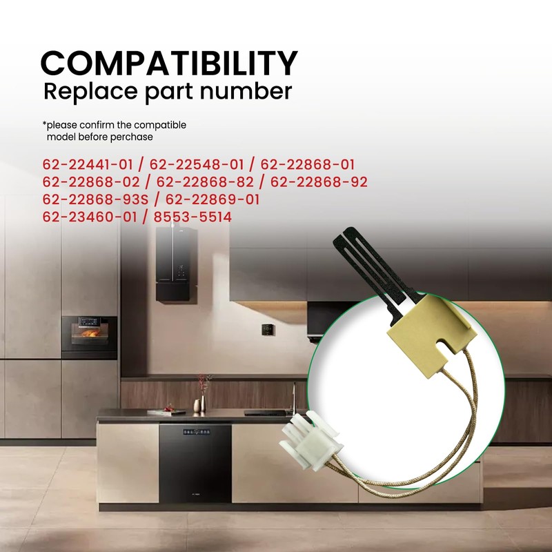 62-22868-93 Hot Surface Igniter Replacement for Furnace - Universal Igniter