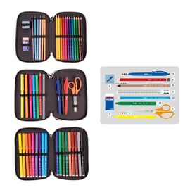 MILAN® Pencil case 3 Floors with Special Aliens Series, Green