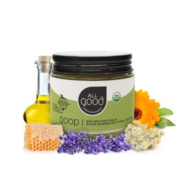 All Good Goop - Organic Skin Relief Balm & Ointment w/Calendula for Dry Skin, Scars, Eczema, Diaper Rash, Bug Bites, Burns, Chapped Lips - Safe for Baby & Sensitive Skin (2 oz)