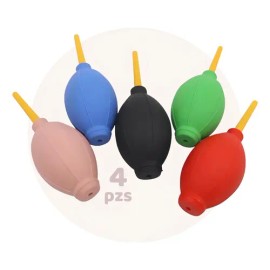 Bomba De Aire Soplador Para Extensiones De Pestañas Pack 4 Colores Variados                                                                           
