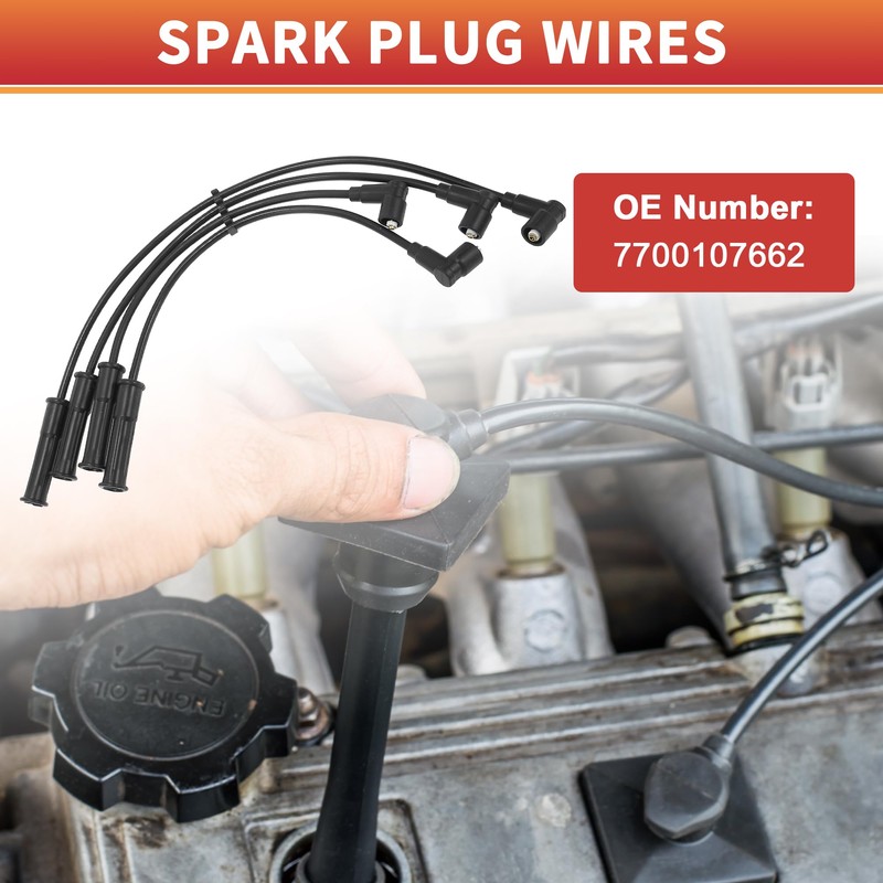 QUARKZMAN Spark Plug Coil Wiring Harness for Renault Clio I