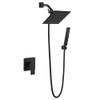 HXYHS 8 Inch Rainfall Shower Head and Handheld Spray Combo