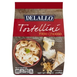 Delallo Three Cheese Tortellini 8.8 oz (Pack of 12)