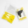 HPLSZCN Golf Tees, 70mm 2 3/4" Yellow Tee Biodegradable Pack