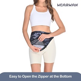 wearwan Fundas para bolsas de colostomía para mujeres y hombres, suministros de ostomía, fundas para ostomía para abdomen (camuflaje, L)