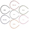 Tedux Thin Headbands, 7 Colors 4mm Skinny Headbands, No Slip
