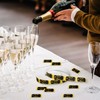 FYSUIMU 1000Pcs Black Gold Drink Tickets Roll Single Raffle Tickets