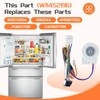 OEM W11452196 Refrigerator Evaporator Fan Motor Perfectly Compatible with Whirlpool