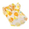 Dog Summer Shirts Lemon Print Breathable Cool Hawaiian Dog Shirts