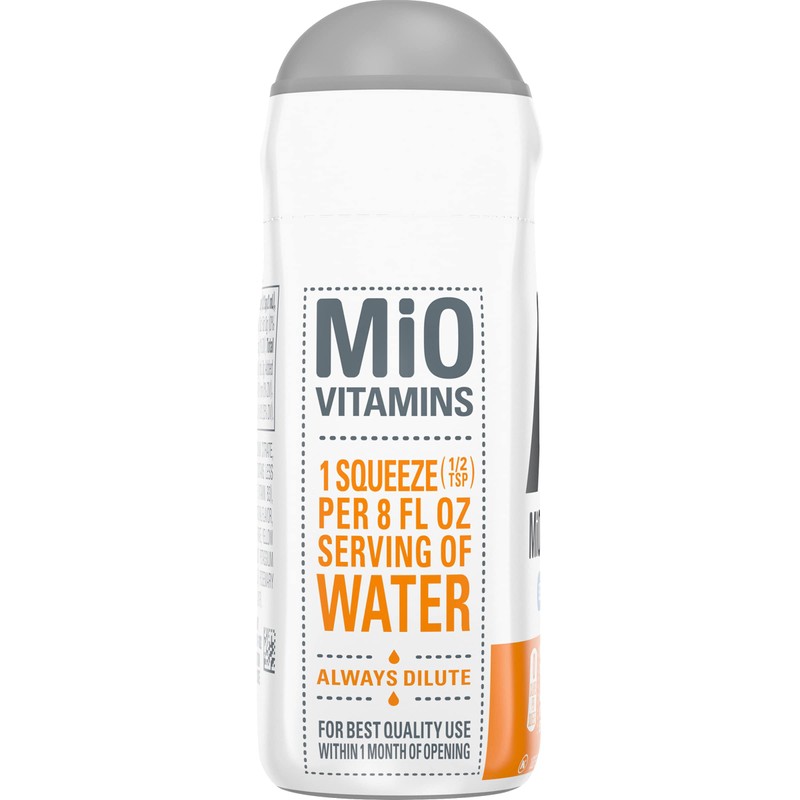 Mio Vitamins Liquid Water Enhancer, Orange Tangerine, 1.62 OZ, 3-Pack
