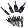 Takelablaze Wood Plug Cutters Drill Bit Set with 1/4 Hex