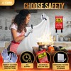 JJ CARE Fire Blanket – 10 Packs with Hooks –