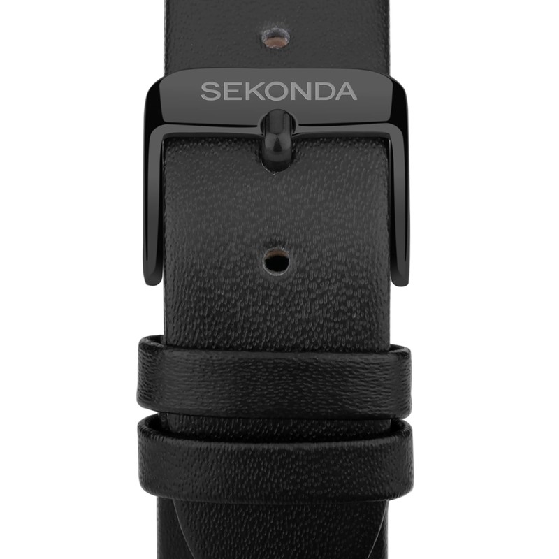 Sekonda Minimal Ladies 38mm Quartz Watch in Black with Analogue