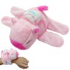 QIHUAN 1 Piece Of Pink Plush Capybara Toy, Cute Cartoon