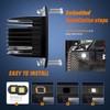 Nilight 2PCS 42W Flush Mount LED Pods Spot Flood Combo