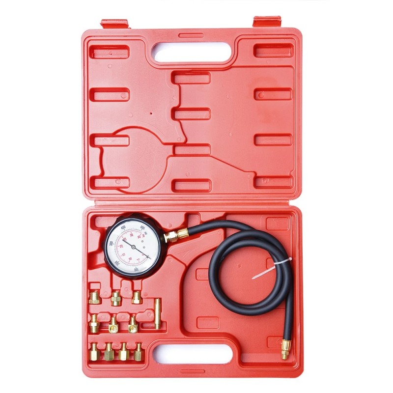 Carbole 0-500PSI Oil Pressure Gauge Tester Kit Engine Transmission Fluid