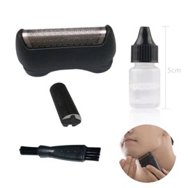 Shaver Head Foil and Cutter Fit w/Rozor Shaver Oil& Cleaning Brush Compatible for Br-aun 11B Series 110 120 130 140 150 5682 5684 11B-1000