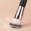 Foundation Makeup Brushes, 2Pcs Premium Double-Ended Makeup Brush (Flat/Angled/Angled Round/Tapered