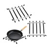 JJWNMLL trivets for kitchen worktops 2 Pcs - black kitchen