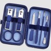 픽업스토어 Navy Nail Clipper Set Pocket Portable for Travel and Business
