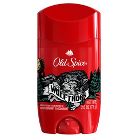 Old Spice Wild Collection Wolfthorn Scent Men's Invisible Solid Antiperspirant Deodorant 2.6 Ounce (Pack of 4)