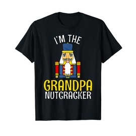 Grandpa Nutcracker Costume Matching Family PJs Christmas T-Shirt