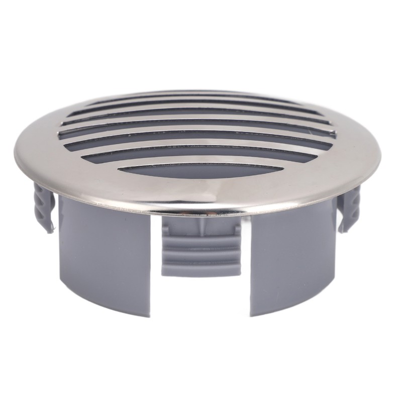4pcs Stainless Steel Air Vents Louvered Grille Cover Vent Hood