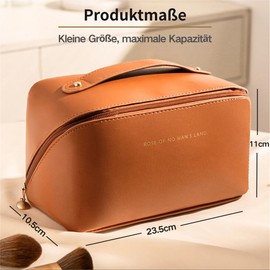 Women's Cosmetic Bag, 001 Brown