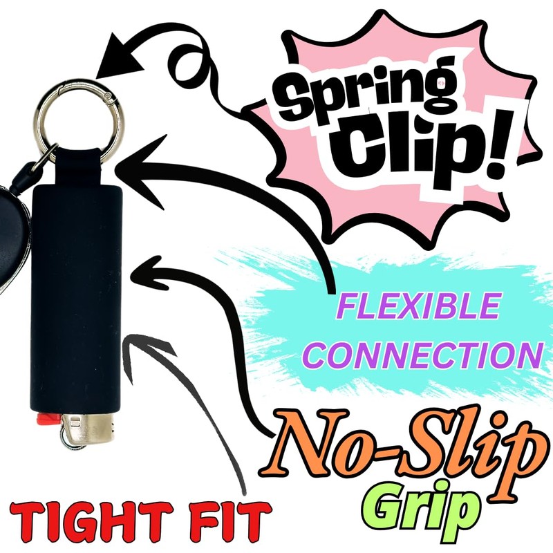 Retractable Lighter Holder for BIC Lighters | Retractable Leash Case