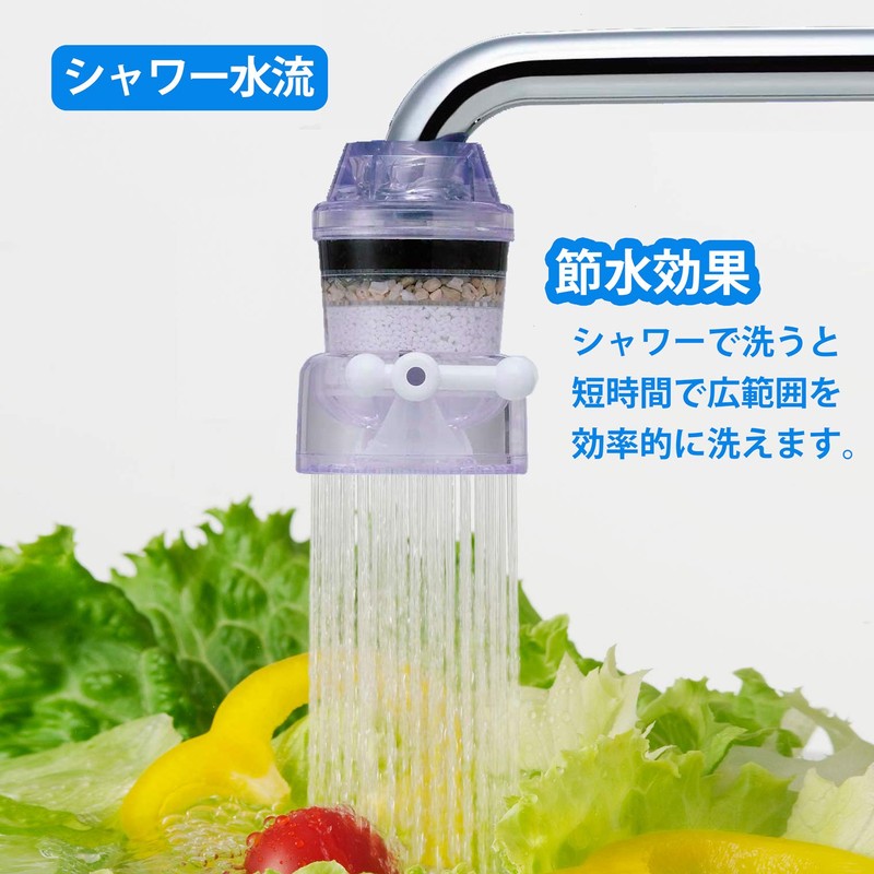 Clitac Aqua Tap A CQA-2040 Water Filter Faucet, Clear