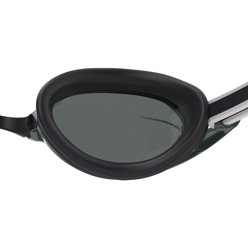 Speedo Unisex Adult Vanquisher 3.0 Swimming Goggles, Black/Smoke, One Size