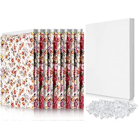 7.5 x 10.5 Inch Comic Book Boards and Clear U Shape Plastic Alligator Clips for Folding and Storing Fabric Keep It Straight(60 Set)