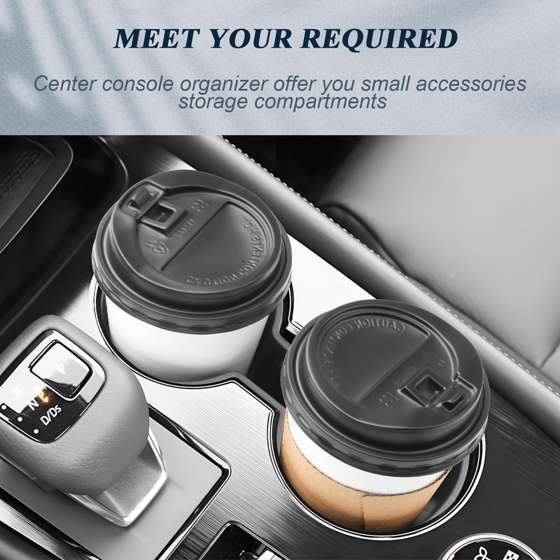 BIBIBO Centre Console Cup Holder, Centre Console Drink Holder Insert