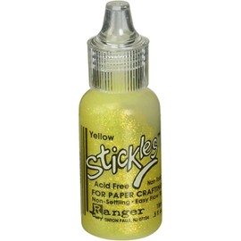 Ranger 1/2 Ounce Stickles Glitter Glue, Yellow