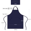 BIGHAS Adjustable Bib Apron with Long Ties for Women Men