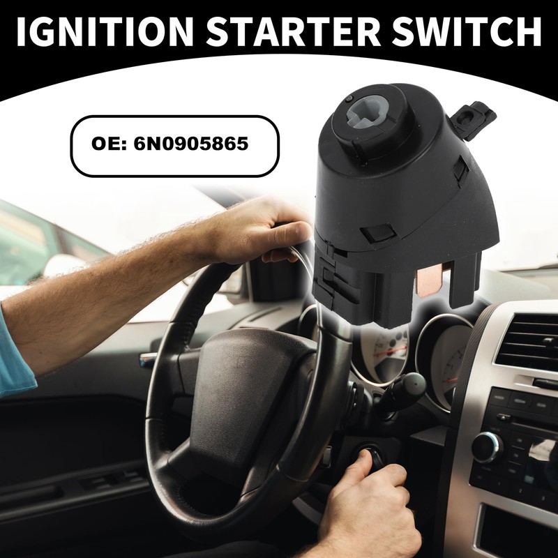 Partuto Ignition Start Switch Ignition Starter Switch No. 6N0905865 -