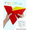 ROXENDA Giant Pyramid Cube 3x3x3 (27.5cm) - Stickerless Speed Pyraminx,