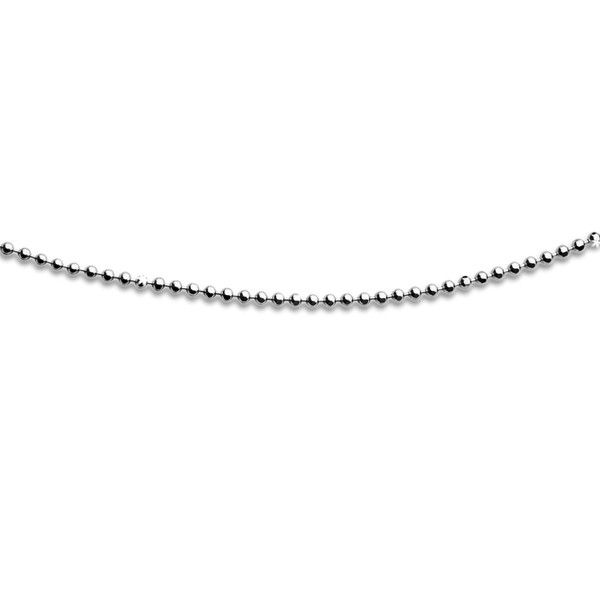 DUR K2255 Women's Ball Chain Rhodium-Plated Silver 925 / -