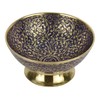 Bitto Indore Brass Incense Bowl Assorted Blue, Black or Red