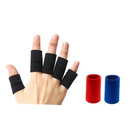 PACKOVE 20 Pcs Protective Tool Warmers Hand Finger Guard Protector Brace Finger Sleeves Nylon Finger Protector Practical Sports Sleeves