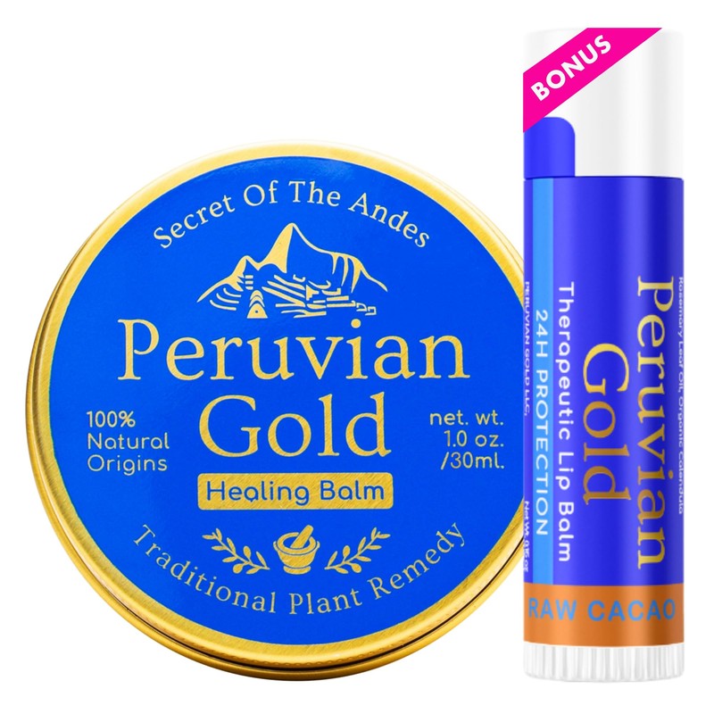 Llama Mama- Peruvian Gold Blsamo curativo orgnico multiusos Cicatrices, eczema,
